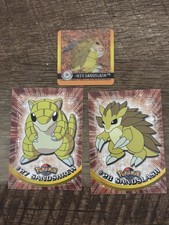 Artbox Pokémon Premier Edition Trading Cards Sandshrew Sandslash #27 #28