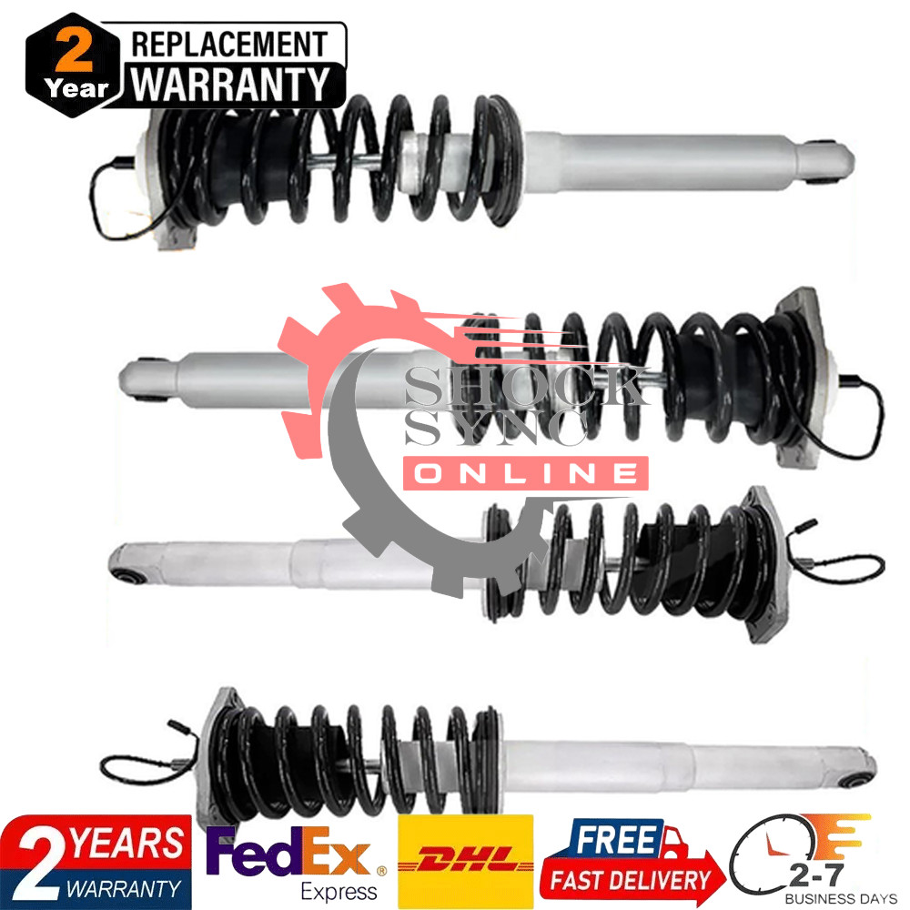 4x Front Rear Shock Struts w/Skyhook Fit Maserati Quattroporte M139 Sport 06-13