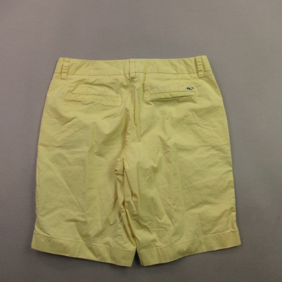 Vineyard Vines Shorts Womens 6 Lightweight Outdoors Yellow Chino Pockets - Image 4 of 4