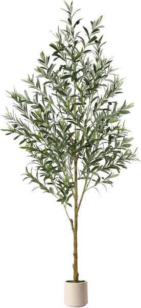 Alupssuc Olivenbaum KüNstlich 180Cm Kunstpflanze Groß KüNstlicher Olivenbaum-image
