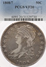 1833 50C O-106 (Regular Strike) Capped Bust Half Dollar - PCGS