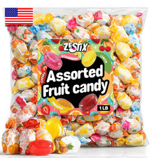 Fruit Filled Hard Candy Assorted 1Lb. Bulk Bag Individually Wrapped