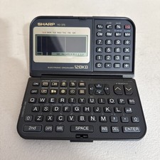 Sharp YO-350 64KB Electronic Organizer Read Description