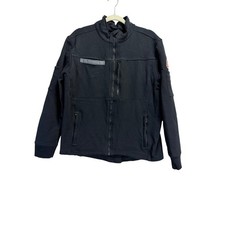 Bulwark FR Flame Resistant Full Zip Jacket Black CAT 2 SEZ2BK2 Mens Large L-RG
