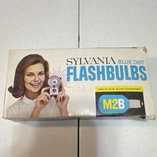 SYLVANIA M2B Flashbulbs 12 Pack Blue 3W Bulbs Blue Light Color Photography