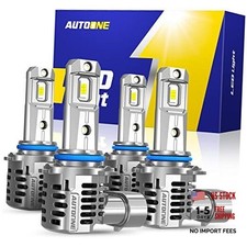 Upgraded 9005 9006 LED Bulbs Combo 6500K White, 100,000LM 12X Ultra 9005 9006