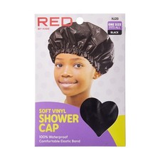 Reusable Waterproof Shower Caps for Kids   Soft Vinyl Hair Protection