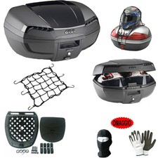 PER YAMAHA FZ8 800   BAULETTO VALIGIA+RETE+PIASTRA+TAPPETO X 2 CASCHI GRANDI