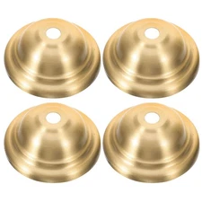 4 Pcs Ceiling Light Base Cover Brass Lamp Finial Cap Lighting Canopy