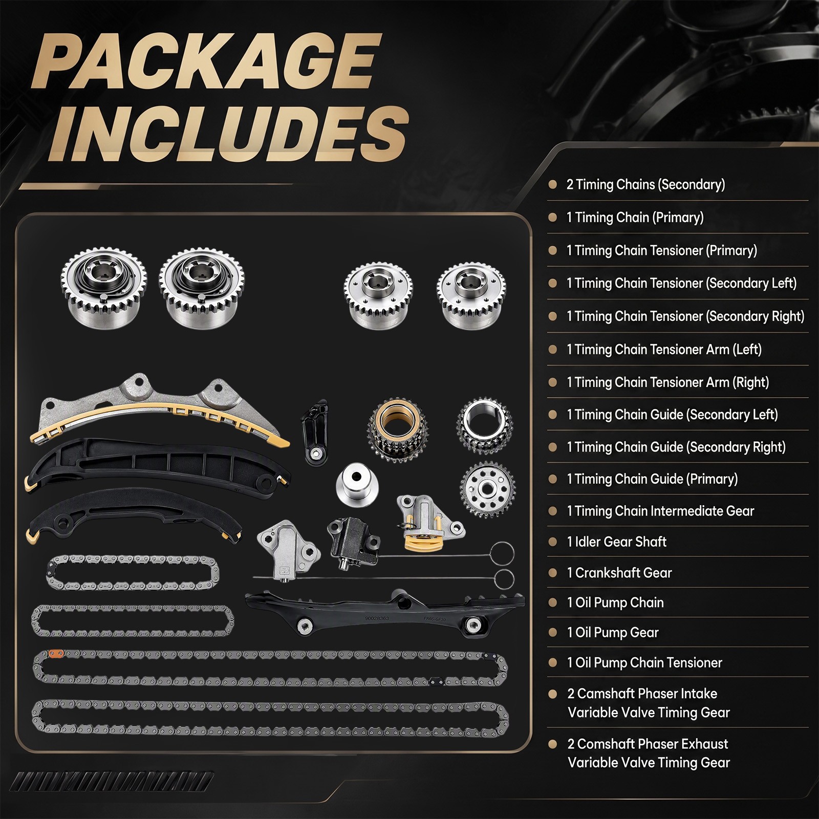 Maserati Quattroporte S Q4 2013-2016 Vvt actuators Set