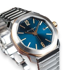Bulgari Octo Roma Blue Dial Combination 41MM 103205 OCP41SG 66503156 2