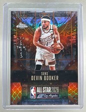 Devin Booker 2025 Topps Chrome Cactus Jack All-Star #12 Orange Refractor /50