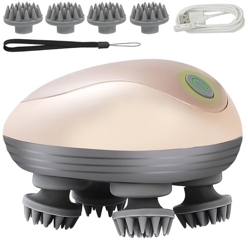 Scalp Massager, Promotes Hair Growth,Waterproof Handheld Portable Cordless Sm...