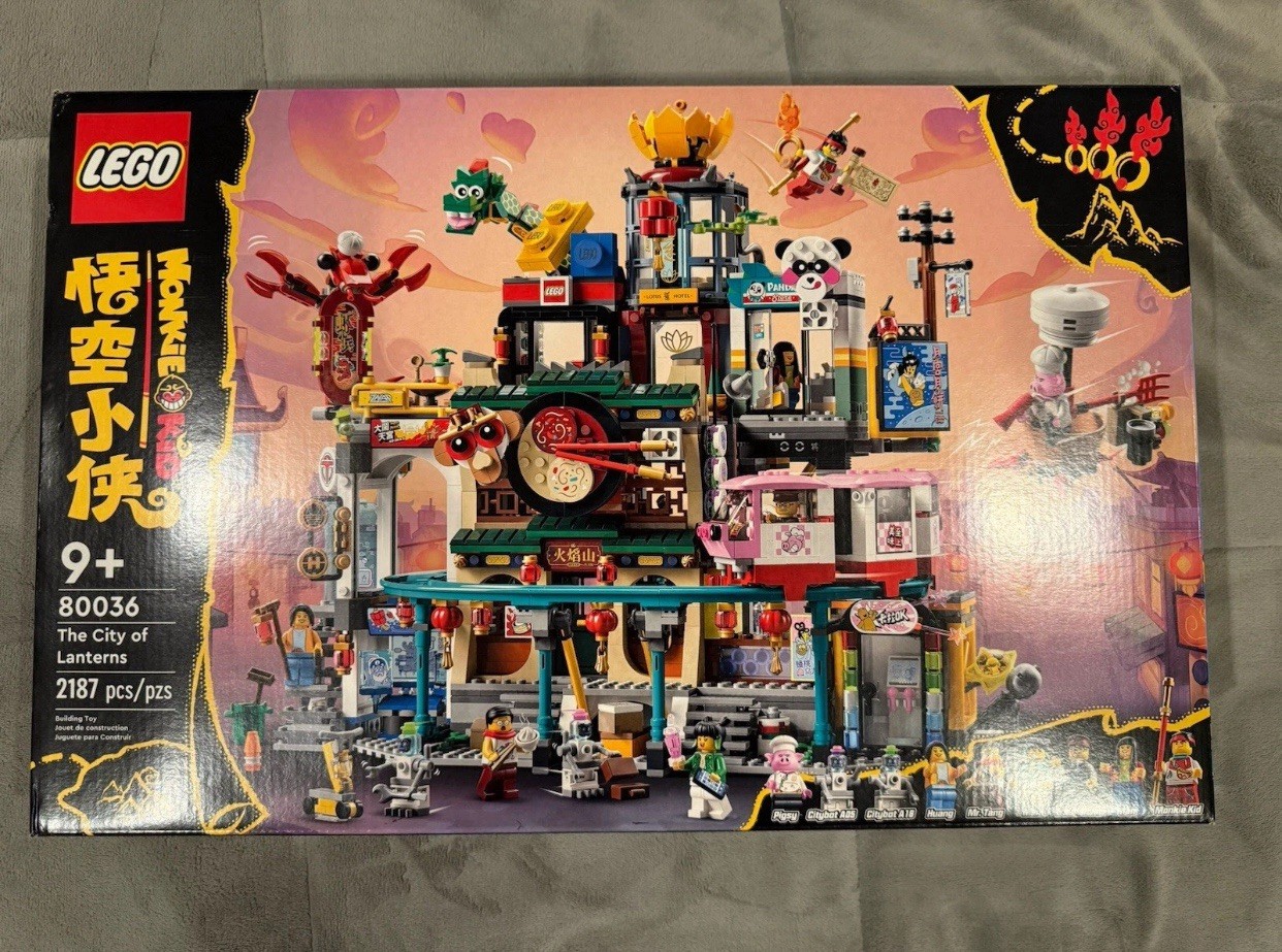 Lego Monkie Kid The City of Lanterns 80036 Set New Sealed in Box NIB 2024