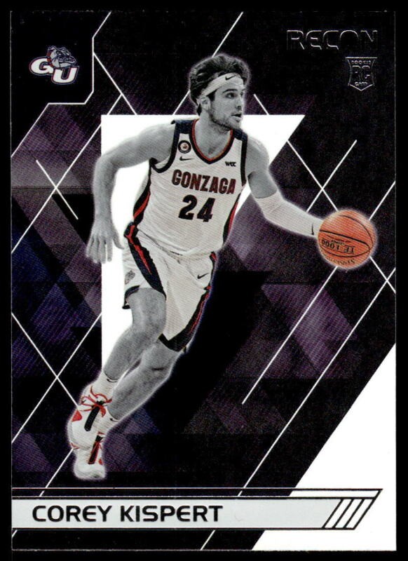 2021 PANINI CHRONICLES DRAFT PICKS COREY KISPERT 128 MINT RECON GONZAGA BULLDOGS