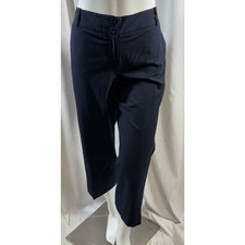 The Limited Collection Cropped Dress Pants, Navy Blue, Sz: 10, 74-11
