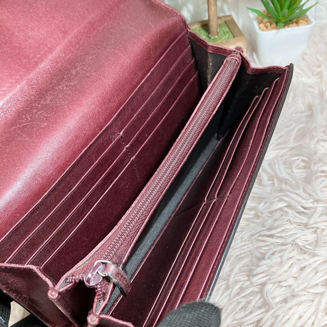 Gucci Long Wallet GG Bordeaux PVC Authentic G0106853 thumbnail 12
