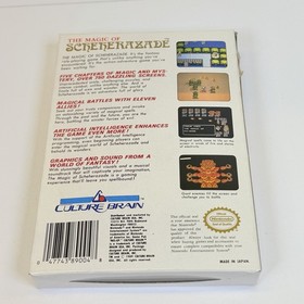 NES Nintendo Magic of Scheherazade CIB Complete in Box w/ Map GENUINE TESTED