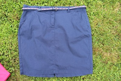 TOM TAILOR ROCK Gr.  44 Stretch Damenrock dunkelblau