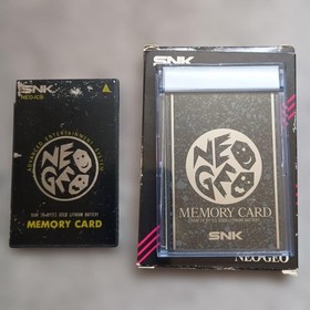 SNK NEO GEO MAX330MEGA Console 3 Controllers Memory Card Rare 4-Digit
