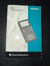 Texas Instruments TI-85 Graphing Calculator Manual Vintage 1993