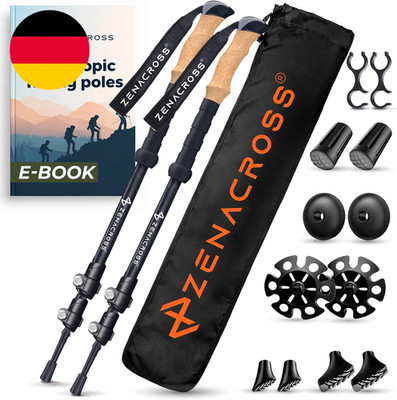 Wanderstöcke Teleskop - Nordic Walking Stöcke Damen/Herren Ultraleichte - Trekki