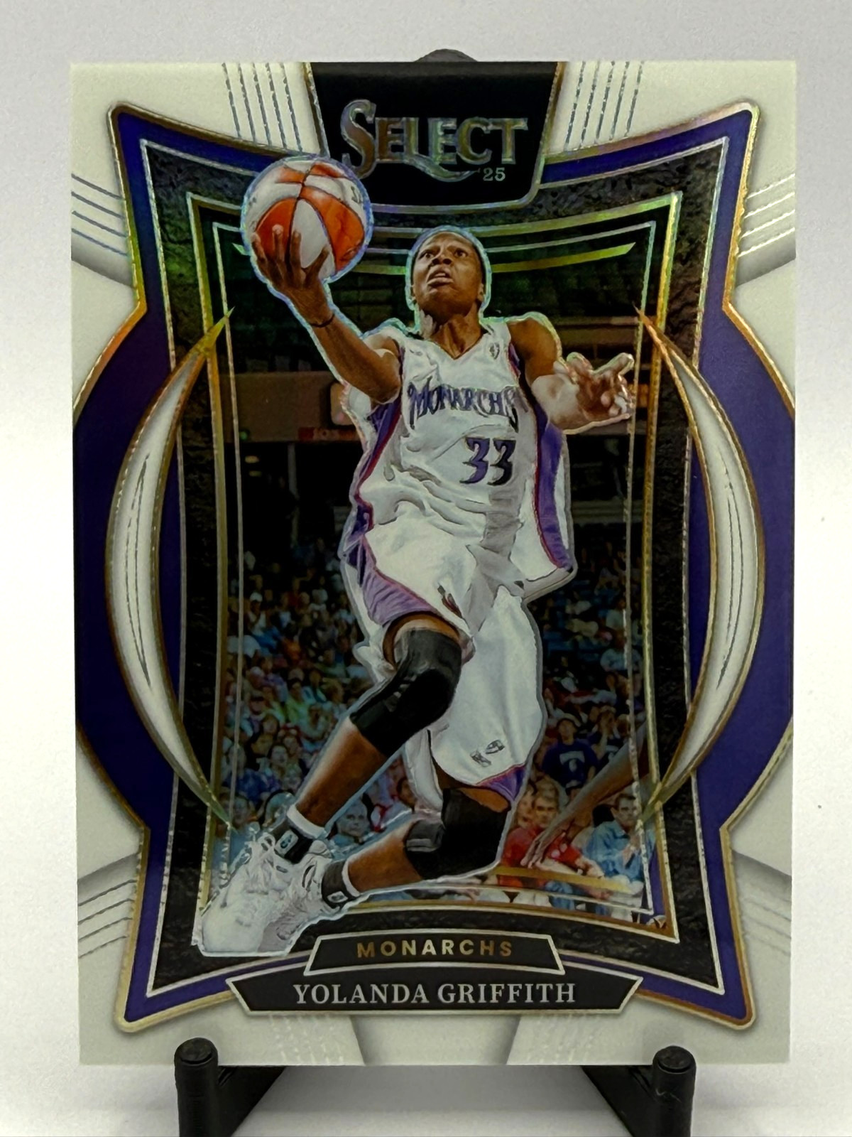 2025 Panini Select WNBA - Concourse Yolanda Griffith #54 White Prizm /99
