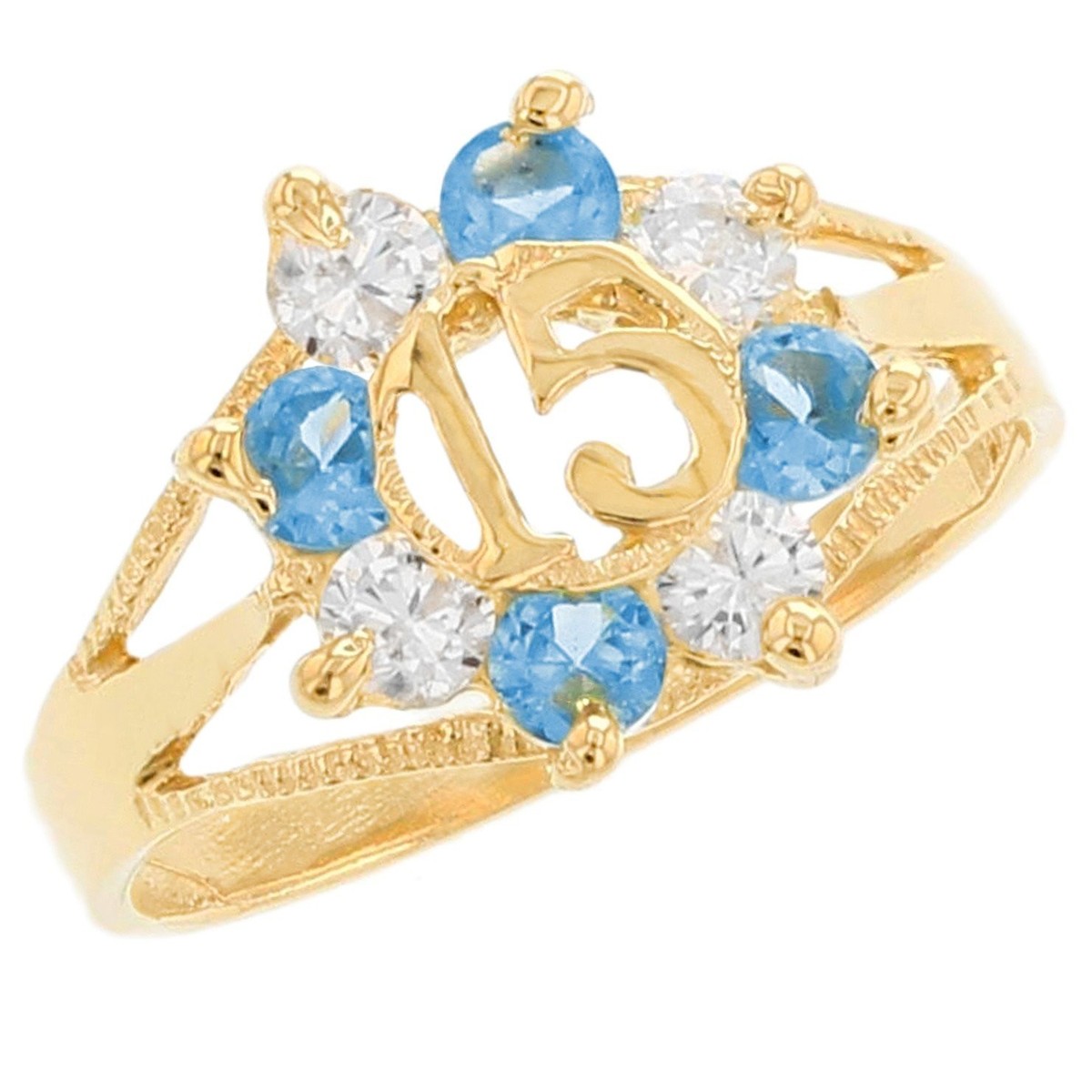 15号】CTHY LUXURY MATERIAL ALL STONE RING Vertical Rectangle