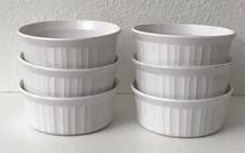 Corning Ware Ribbed French White F-16-B 500 M...