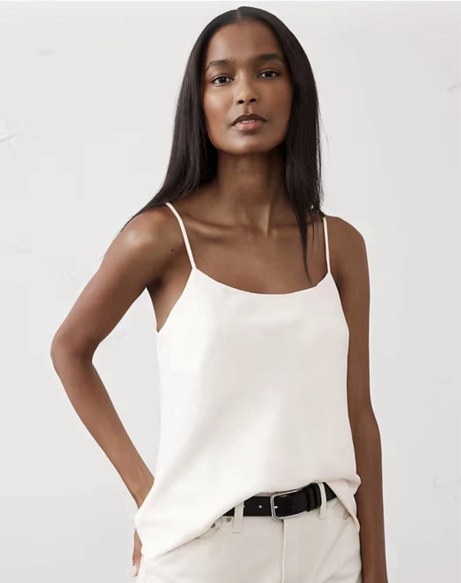 Haut Femme Banana Republic Transparent Noir à Paillettes Dorées - Taille XS