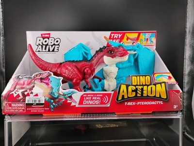 Zuru Robo Alive Dino Action T-Rex Pterodactyl Figures Interactive Kids Toys