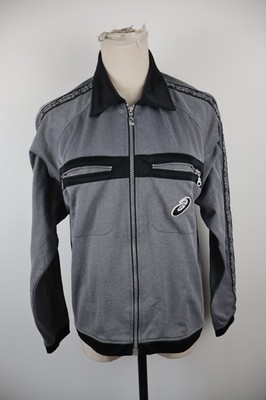 ASICS SWEATSHIRT TECHNISCHE JACKE FRAUEN M FRAU VINTAGE SPORTSWEATSHIRT JACKE REISSVERSCHLUSS