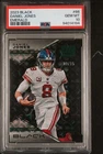 2023 Panini Black Football Emerald Daniel Jones #66 PSA 9