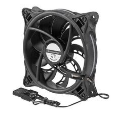 120mm PWM 4Pin Interface Computer Case Fan 12025 12V RGB LED Color 4.72in