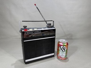 Vintage 1960s Sony 7F 74DL 11 Transistor Portable Car Picnic AM FM Radio #1