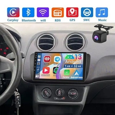 Für Seat Ibiza 6j 2009-2013 9'' Autoradio Carplay GPS Navi WIFI RDS BT Android 14