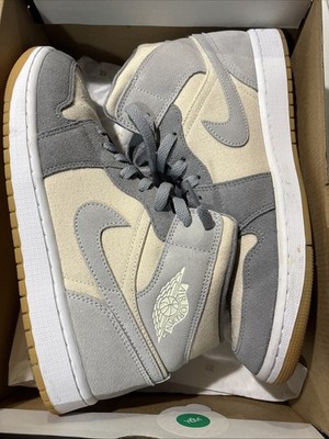 Size 10.5 - Air Jordan 1 SE Mid Coconut Milk Particle Grey