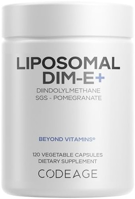 Codeage Liposomal DIM Supplement - 4 Months Supply of DIM, Vitamin E