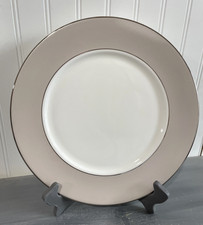 Lenox China Federal Platinum Frost Service Plate Charger 11 7/8" Discontinued