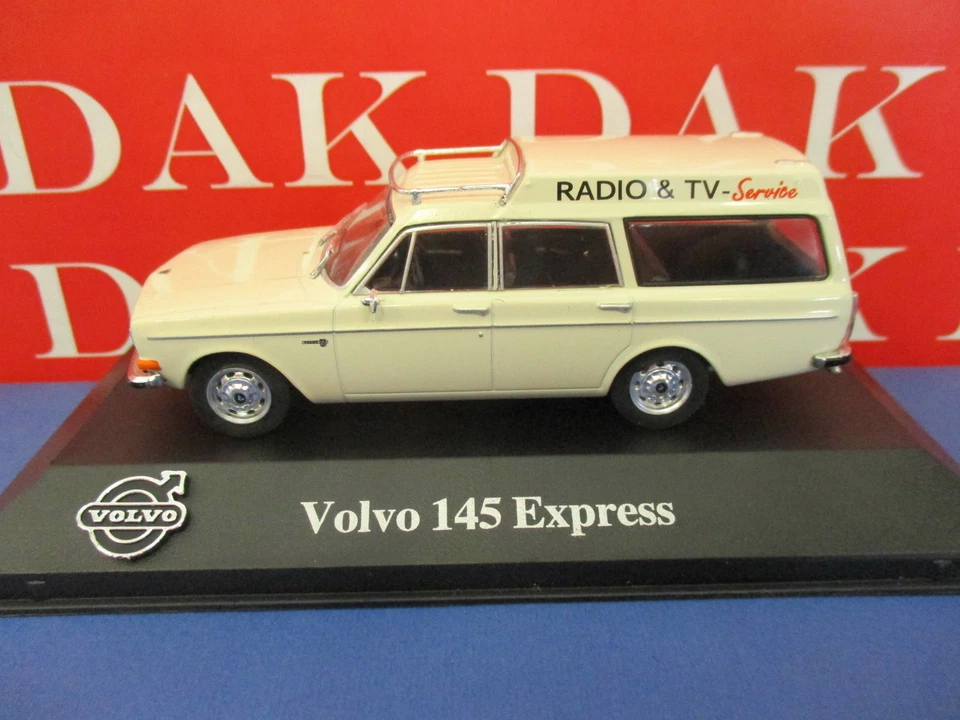 Die cast 1/43 Modellino Auto Volvo 145 Express Radio & TV Service by Atlas - Immagine 2 di 4