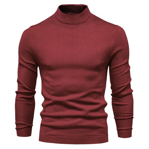 Casual Men's Solid Color Pullover Sweater - Picture 39 of 66