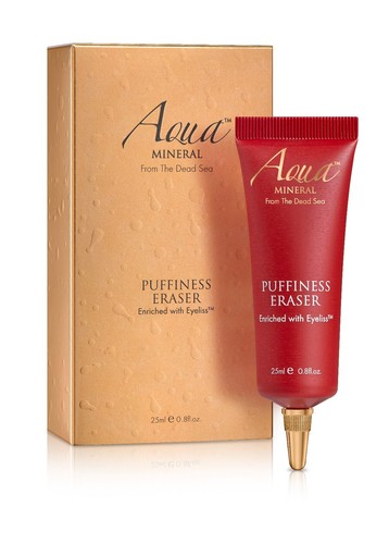 Aqua Mineral PUFFINESS ERASER under eye bags remove puffy from the dead sea 25ml - 第 1/3 張圖片