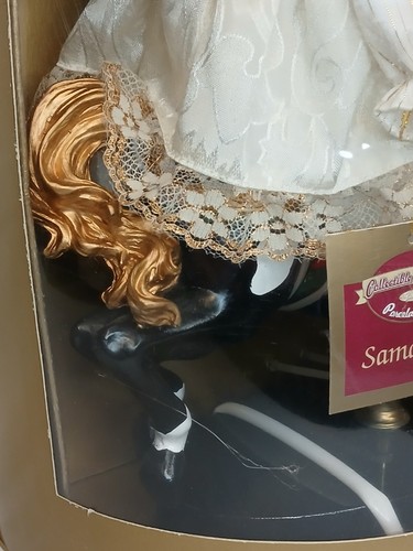 Samantha Porcelain Doll On Horse By Collectible Memories - Picture 11 of 21