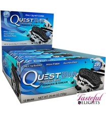 UPC 888849000050 product image for Quest Bar Cookies & Cream Bar 60g x 12 | upcitemdb.com