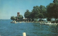 Postcard Miller Bell Tower Chautauqua New York