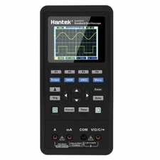 Handheld 2CH Digital Oscilloscope Multimeter Tester 40MHz 70MHz Waveform 3 IN 1