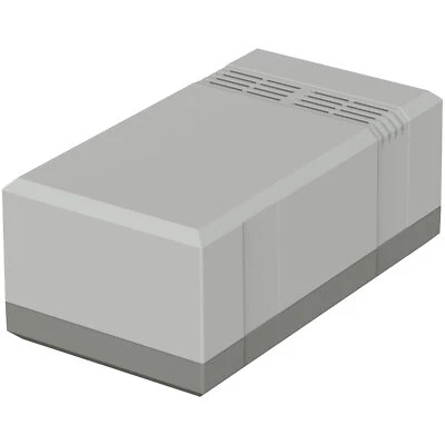 BOPLA 32156012 Élégant Boîtier Électronique Polystyrène Gris-Blanc - Photo 1/2
