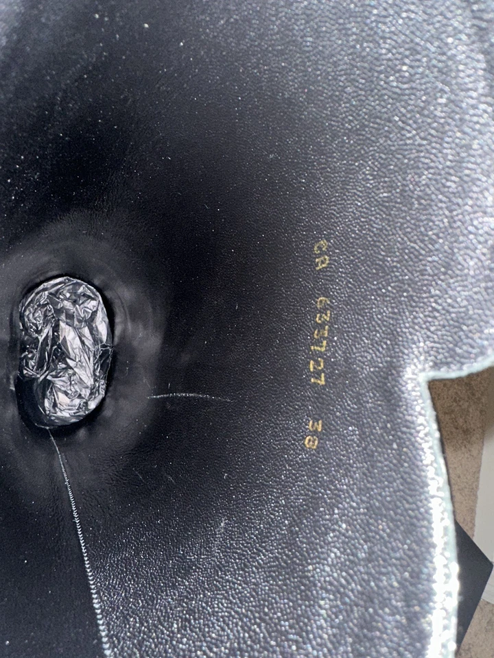 SAINT LAURENT Vernice Grupy charol botas hasta la rodilla - Italia talla 38 Foto 4 de 4