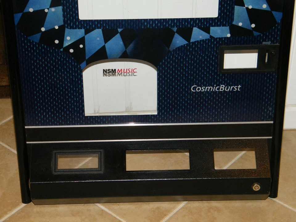 COSMIC BURST NSM TOCADISCOS DE MONTAJE EN PARED; MARCO DE VIDRIO DE PUERTA DELANTERA (COMO SE MUESTRA) Foto 2 de 4