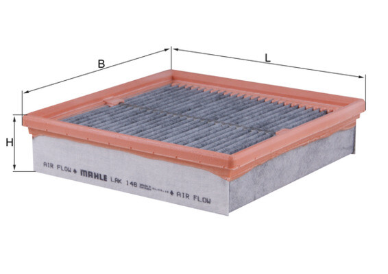 Mahle Original LAK148 Innenraumfilter Pollenfilter FüR-image